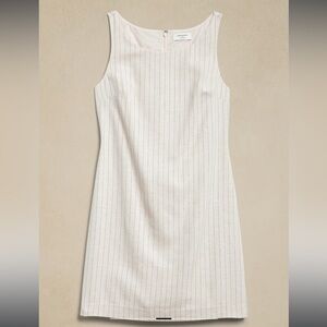 Brand New Banana Republic Linen Blend Striped Dress